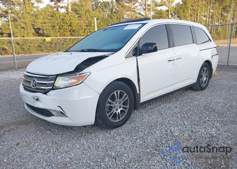 2013 Honda Odyssey Ex-L z USA, uszkodzony, nr VIN 5FNRL5H66DB051935